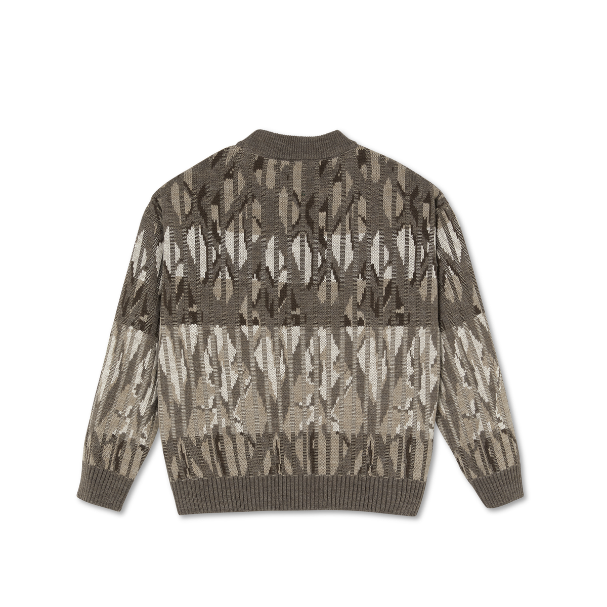 Polar Skate Co. Paul Knit Sweater Brown Garmentory