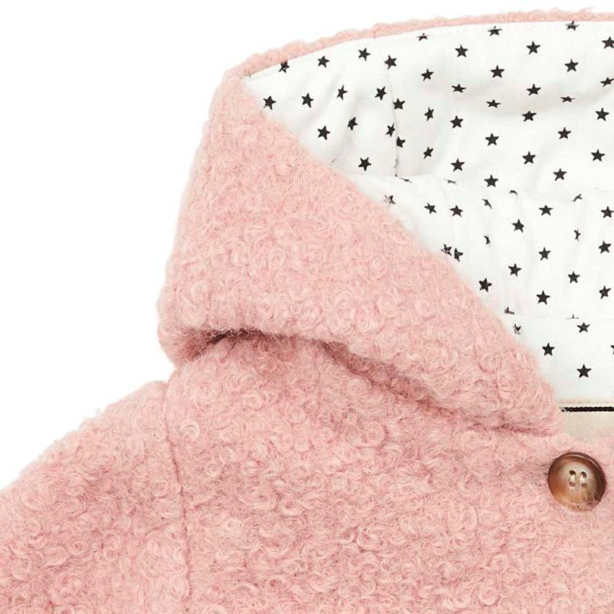 Kids Bonton Baby Boubou Coat Bouclette Rose Garmentory