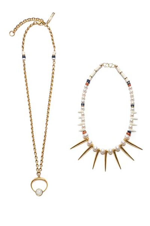 LIZZIE FORTUNATO THE NEW MOON NECKLACE LIZZIE FORTUNATO THE NEW MOON NECKLACE