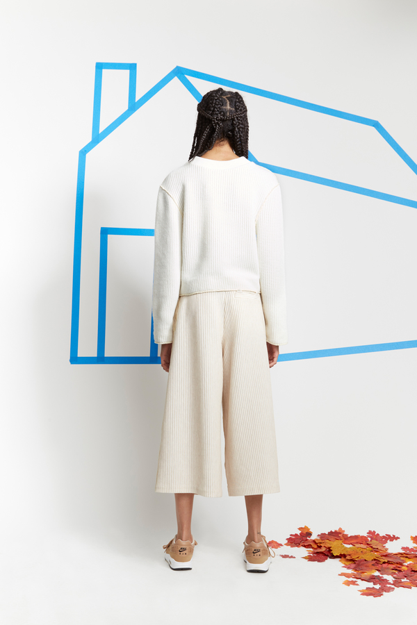 Steven Tai Wide-Leg Tailored 3/4 Length Trousers Steven Tai Wide-Leg Tailored 3/4 Length Trousers