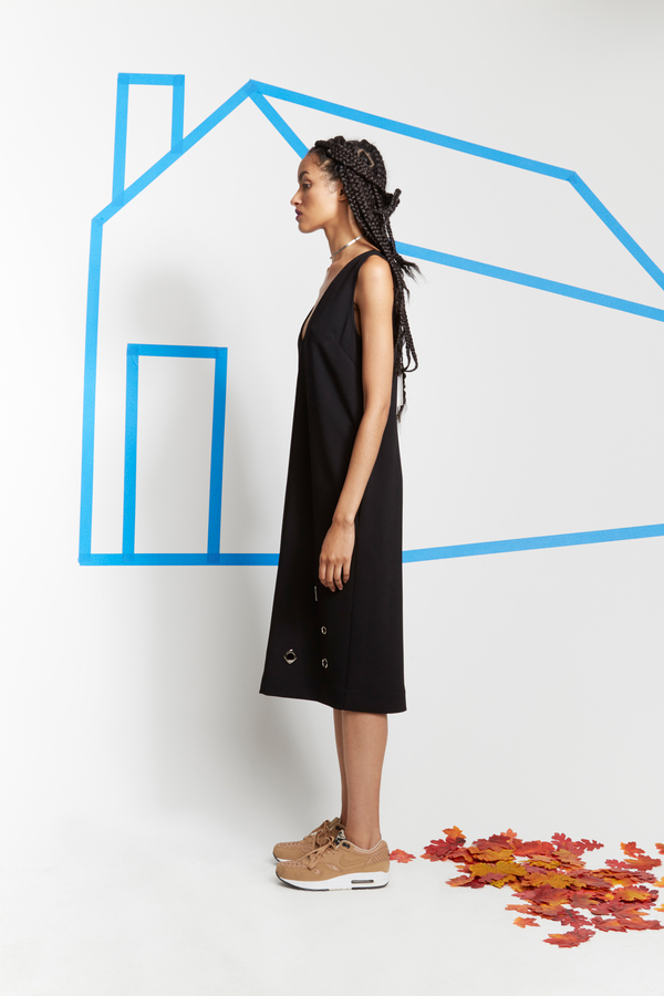 Nomia V-Neck Shift With Grommets Nomia V-Neck Shift With Grommets