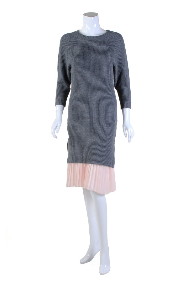 Cosette Cecilia Sweater Dress Light Grey Cosette Cecilia Sweater Dress Light Grey