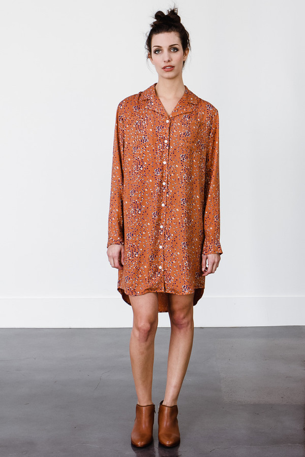 Bridge & Burn Insley Leopard Dot Dress Bridge & Burn Insley Leopard Dot Dress