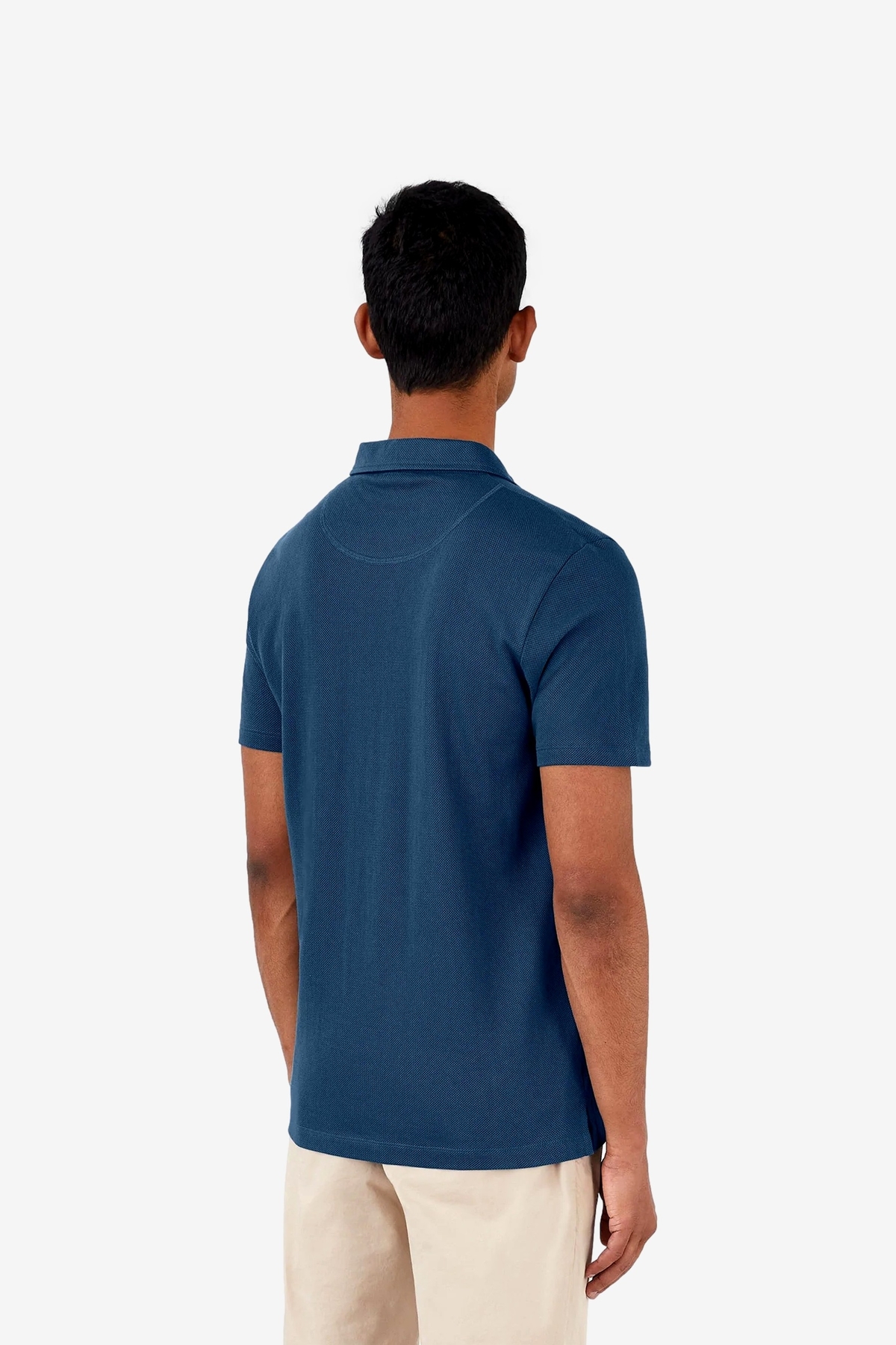 Sunspel Short Sleeve Riviera Polo Teal Garmentory