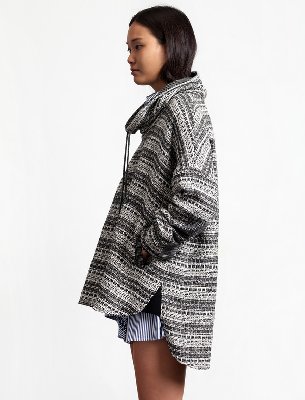 Thakoon Addition Womens Tweed Pullover Thakoon Addition Womens Tweed Pullover