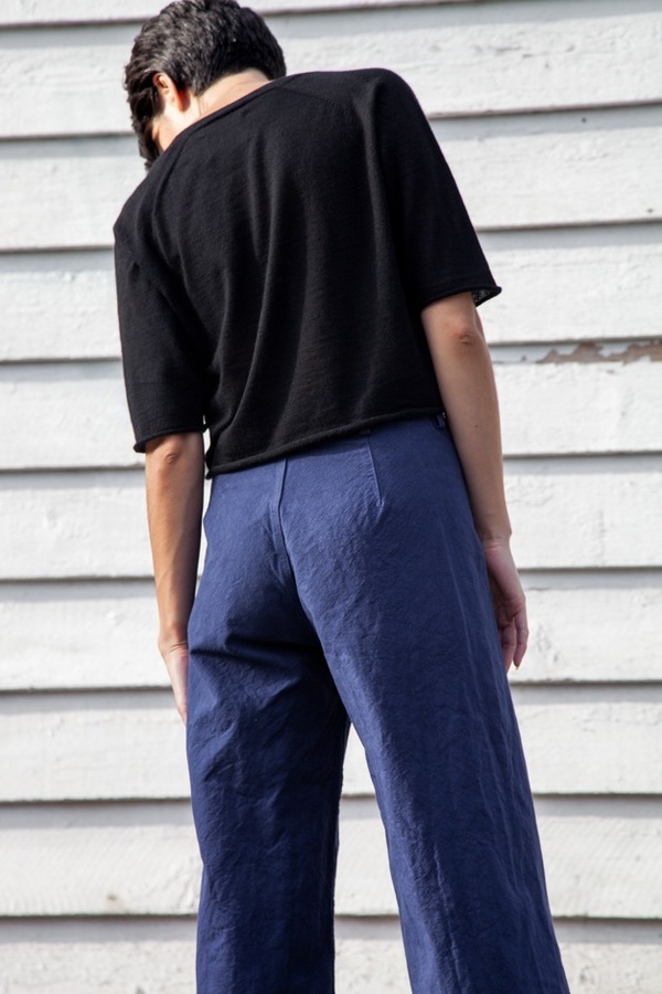 Jesse Kamm Sailor Pant | Cunningham Blue Jesse Kamm Sailor Pant | Cunningham Blue