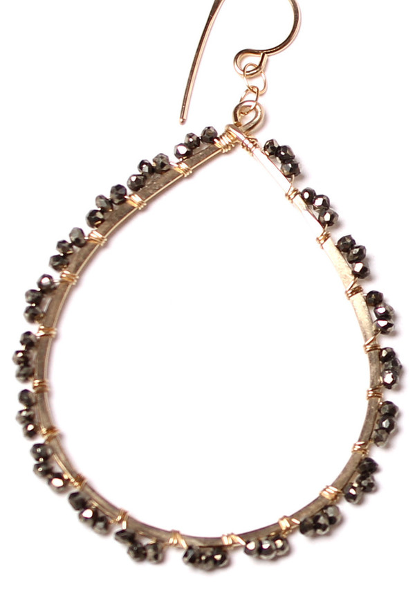 Pyrite Dot Hoops Pyrite Dot Hoops