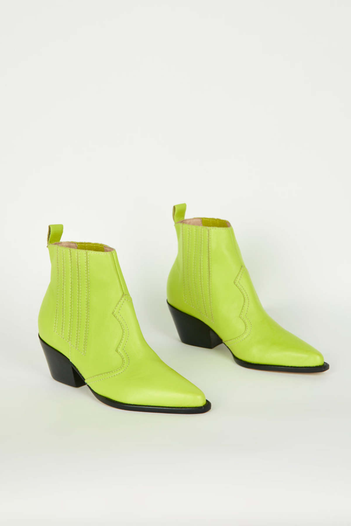 Intentionally __________. Big Western Boot - Neon Citrus