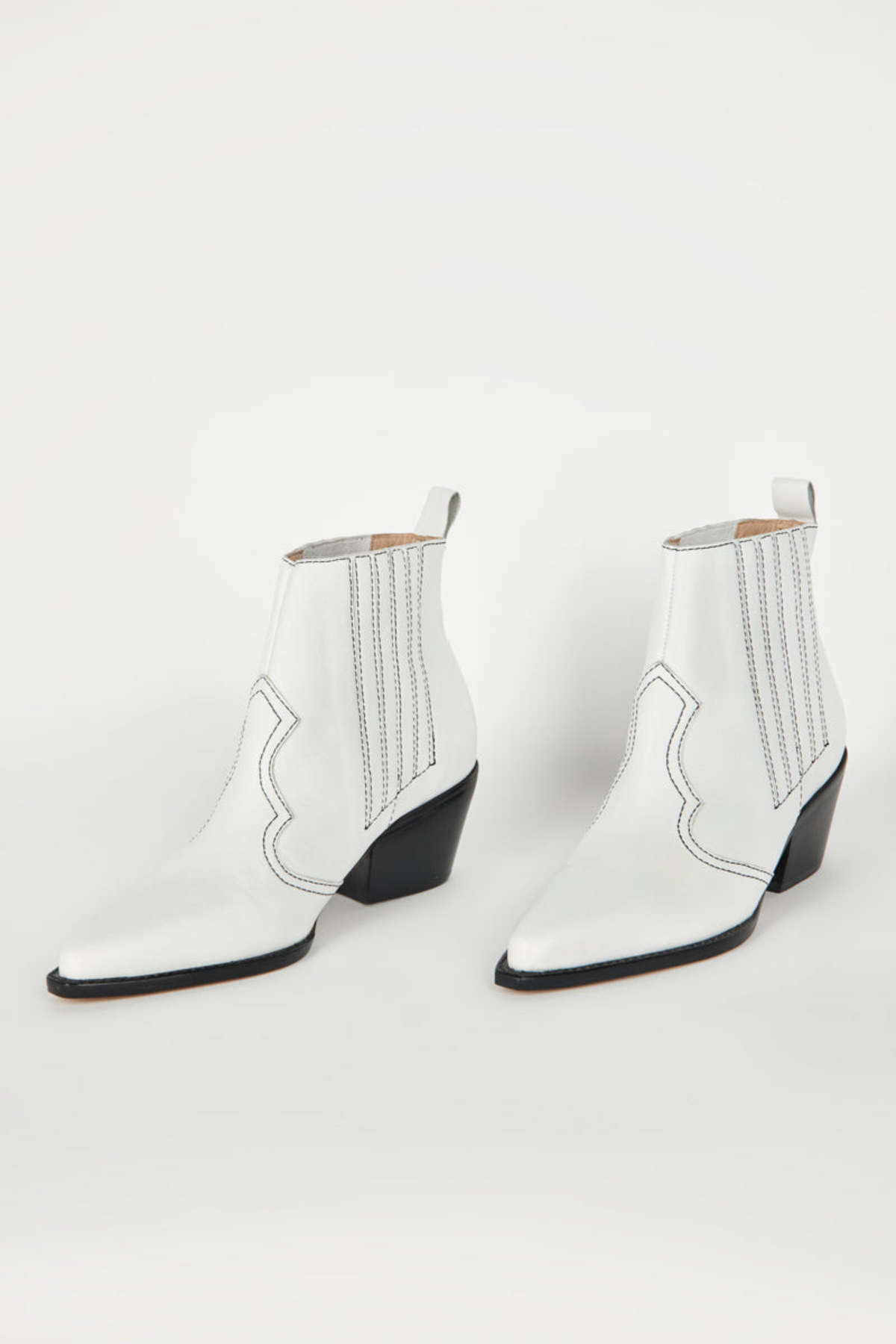 Intentionally __________. Big Western Boot - White