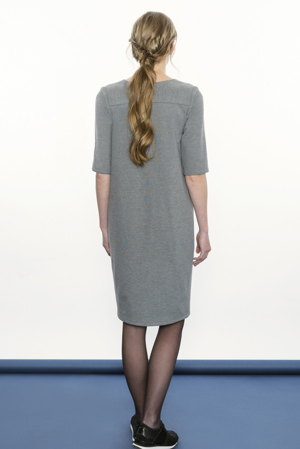Josiane Perron Gray Dress Josiane Perron Gray Dress