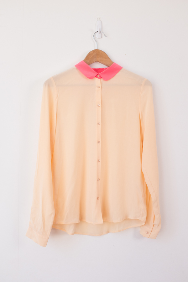Des Petits Hauts Two Tone Blouse Des Petits Hauts Two Tone Blouse