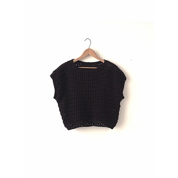 Hendrik.Lou CROCHET BOX TOP Hendrik.Lou CROCHET BOX TOP